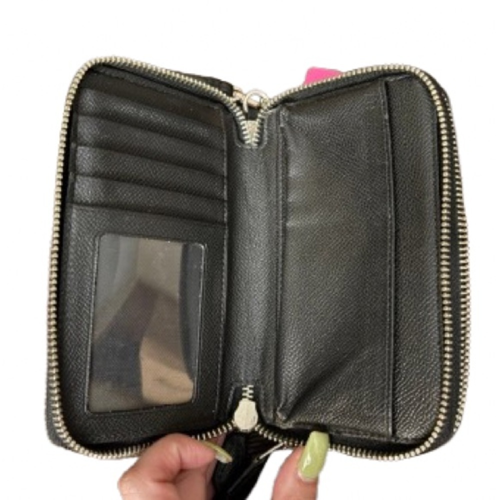Coach X Coachella Hawk Feather Double Zip Wallet Tribal Print Rare Boho - Picture 6 of 10